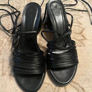 Aeyde black sandals